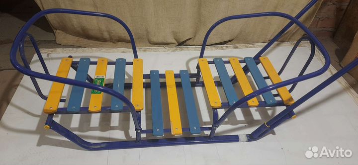 Санки двухместные