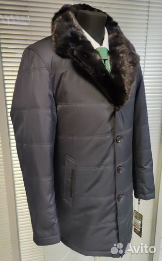 Куртка зимняя мужская мех норки