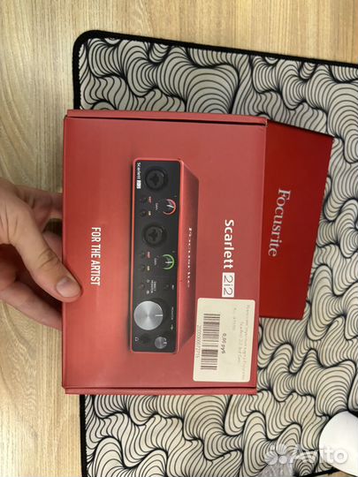 Звуковая карта focusrite scarlett 2i2 3rd Gen