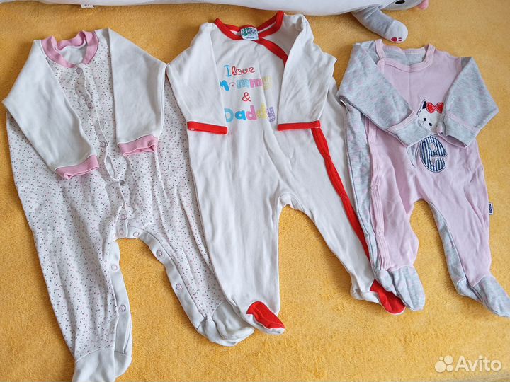 Пакет вещей для девочки 50 56 62 68