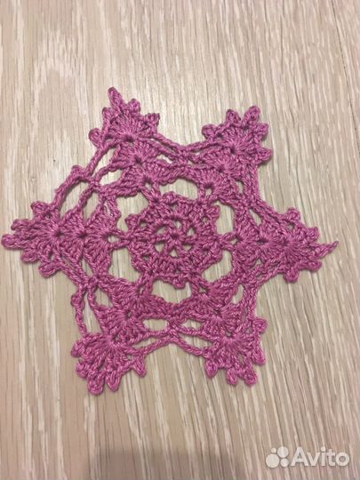 Салфетка снежинка