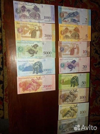 Набор банкнот 'Венесуэла'