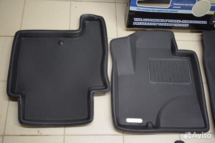 Hyundai Santa Fe 06-09г. коврики в салон чёрные