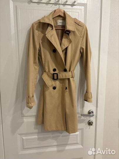 Пальто тренч женское stradivarius