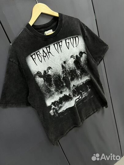 Футболка fear of god оверсайз (унисекс)