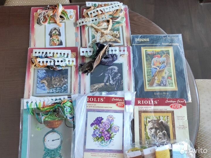 Схемы для вышивки крестом с остатками ниток