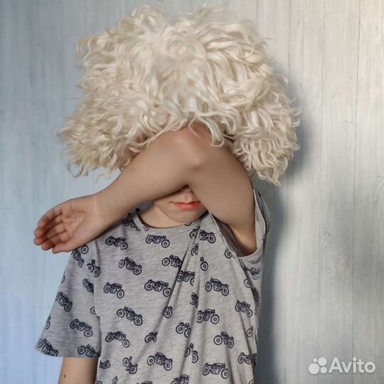 Папаха детская белая