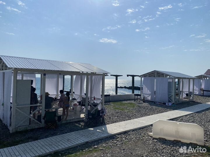 Аренда беседок на берегу моря