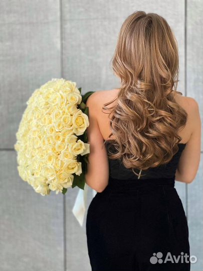 101 роза букет цветы доставка