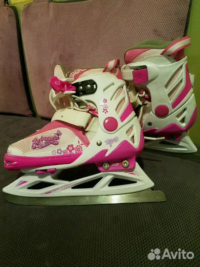 Коньки раздвижные для девочки