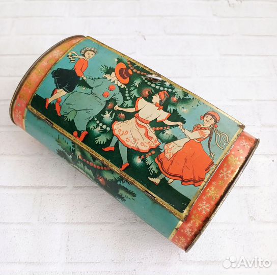 Коробка от новогоднего подарка СССР