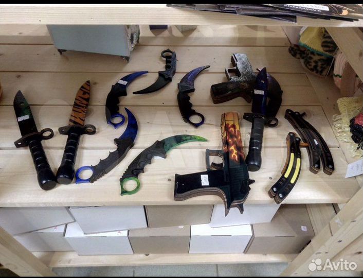 Игрушки деревянные и игры CS GO