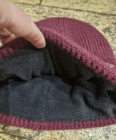 Шапка бини вязаная