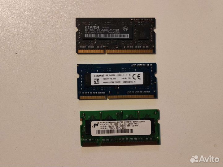 Оперативная память ddr3 Kingston, Elpida, Corsair
