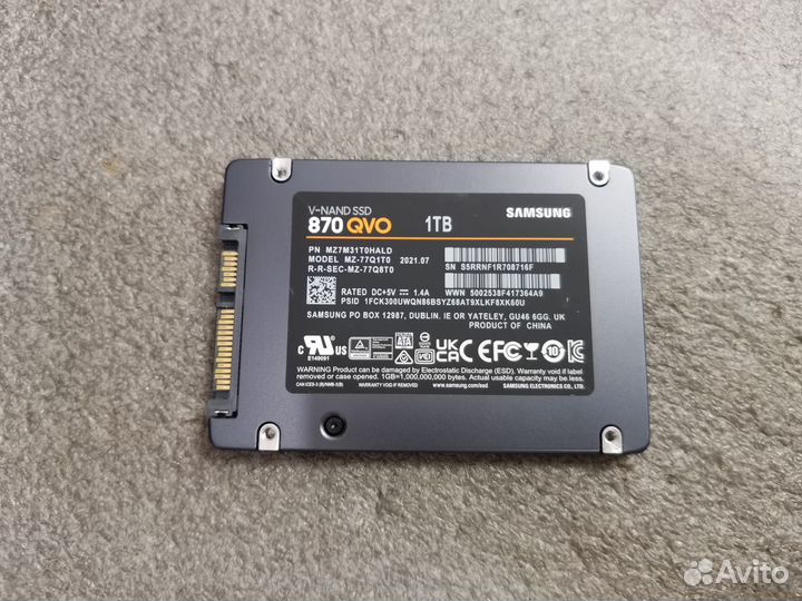 1 Tb SSD Samsung 870 EVO