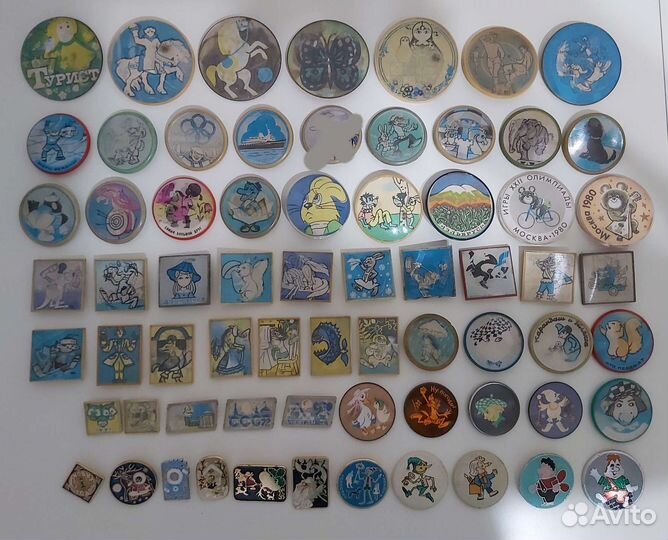 Значки СССР. Детские. Переливашка