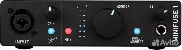 Внешняя звуковая карта Arturia MiniFuse 1 Black