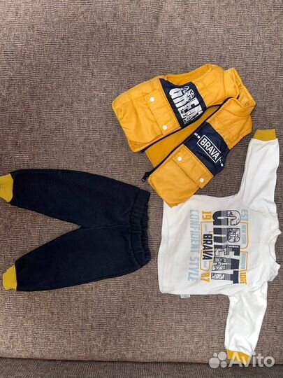 Одежда на мальчика пакетом 68 74