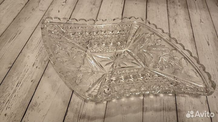 Салатница Хрусталь Винтаж