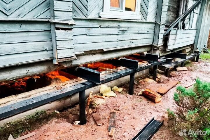 Бетонные работы. Отмостка. Замена венцов