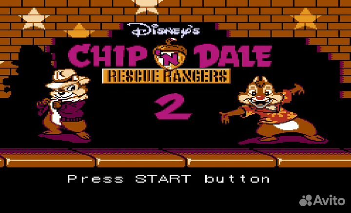 Картридж Dendy chip and dale 2