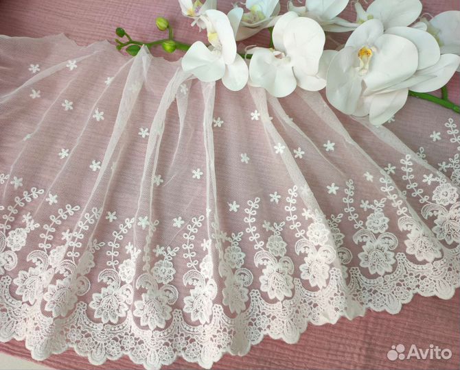 Кружево на сетке