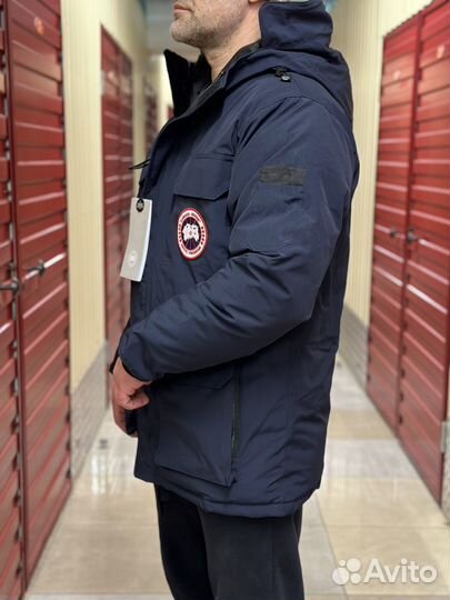 Canada Goose парка пуховик синий XXL новый