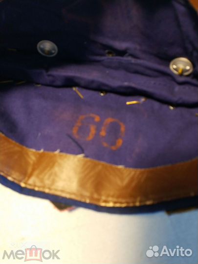 Пилотка военная + значки/Фуражка