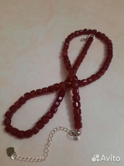 Чокер из натурального рубина