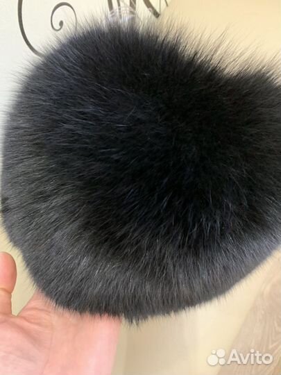 Шапка женская мех песец