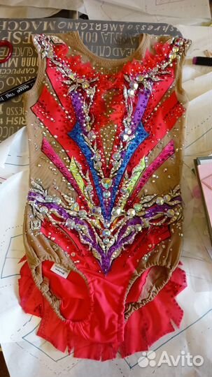 Купальник для худож.гимнастики 134-146 см. Торг