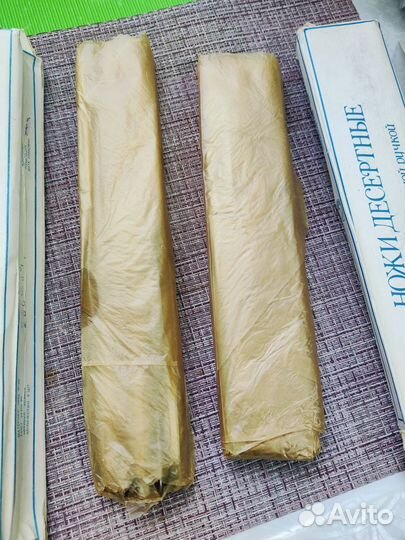 Наборы столовых и десертных ножей. Мельхиор. Люкс