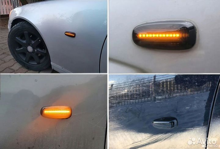 Динамические поворотники Mercedes Benz W210 Vito