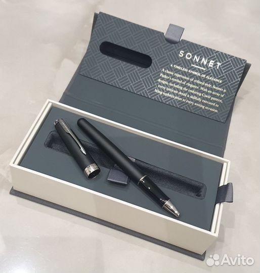 Ручка роллер Parker Sonnet Matte Black CT