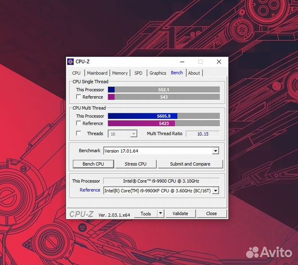 Rog Z390 / i9 9900 / Frio Extreme