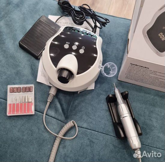 Аппарат для маникюра дисплей металлическая ручка