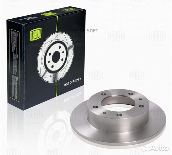 Trialli DF131 Диск торм. для а/м Лада 21214 4x4 Urban (14) перед. d284 (DF 131)