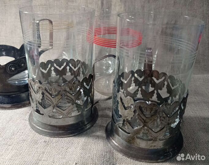 Подстаканник и тонкостенные стаканы к ним