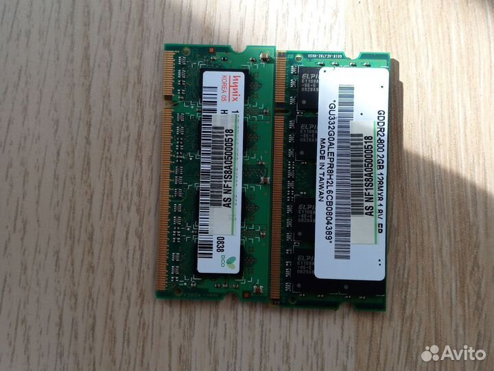 Оперативная память ddr2 для ноутбука 4 гб
