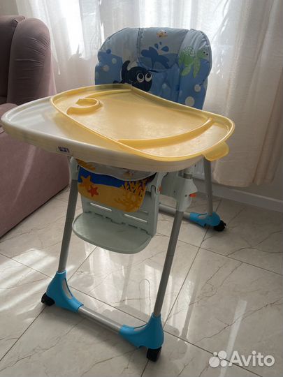 Стульчик для кормления chicco polly