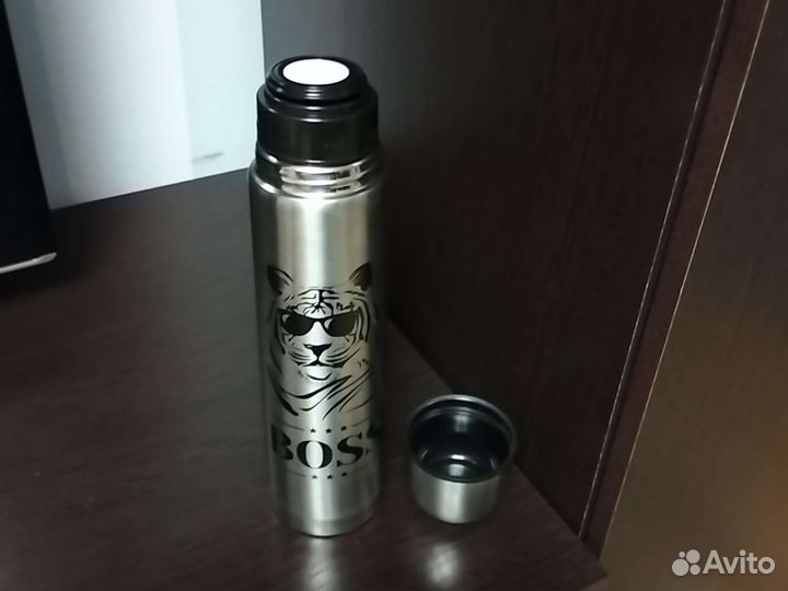 Термос 1 литр, биосталь и 0,75 л, для чая