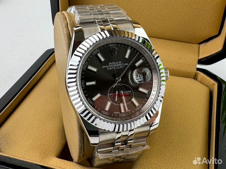 Часы Rolex datejust 41mm новые серые