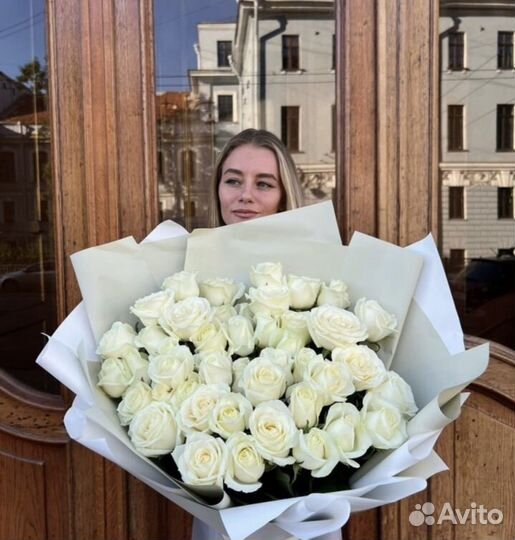 101 роза цветы