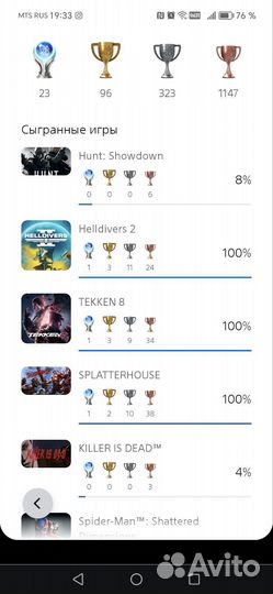 Платинa (PS4, PS5)