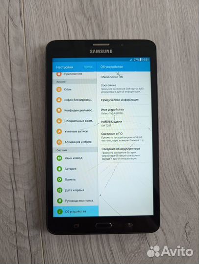 Планшет samsung galaxy tab A6