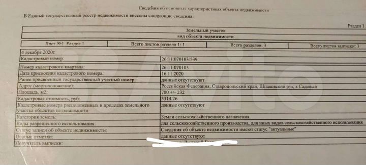 Участок 7 сот. (СНТ, ДНП)