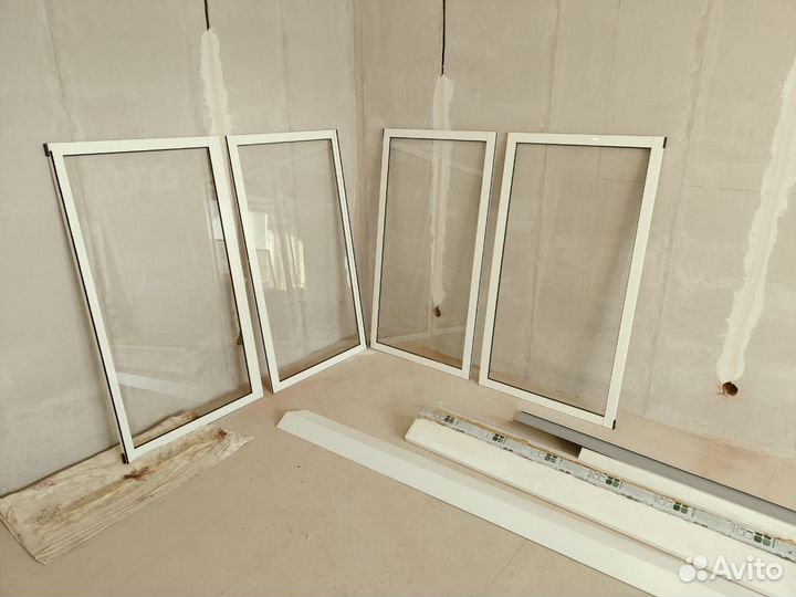 Продам раздвижные алюминиевые окна б/у для лоджии