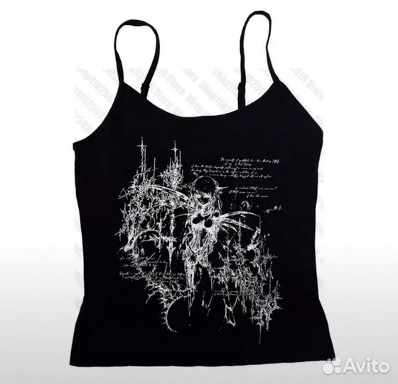 Майка y2k гуль альт