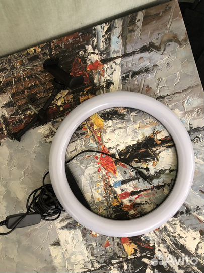 Кольцевая лампа без штатива