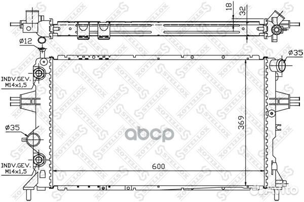 10-26065-SX радиатор системы охлаждения АКПП O